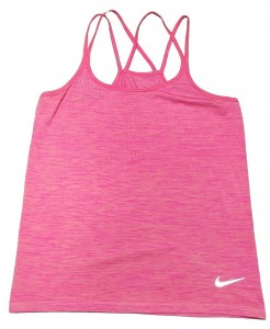 Roza športna majica na naramnice L