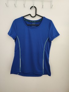 Modra športna kratka majica S