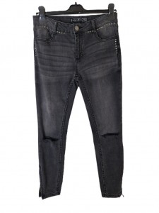 Temno sive jeans hlače M