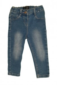 Modre jeans elastične hlače 12-18 M