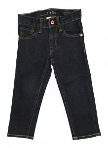 Modre jeans hlače z regulacijo 18-24 M