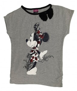 Siva kratka majica Minnie 8-10 L
