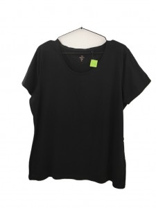 Črna kratka majica XL