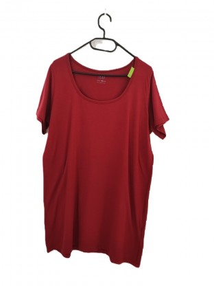 Bordo rdeča kratka majica/tunika XL
