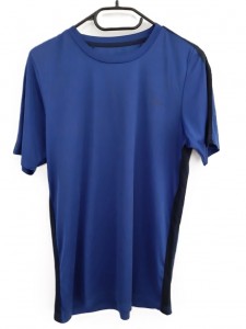 Modra športna majica kr.rokav 15-16 L