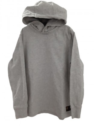 Siv fantovski pulover s kapuco  Next 7-8 L
