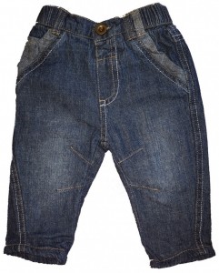 Modre dolge jeans hlače podložene George