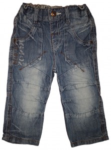 Dolge jeans hlače široke 12-18 M