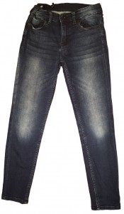Modre dolge jeans hlače 10-12 L