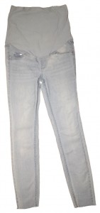 Nosečniške jeans dolge hlače s pasom S