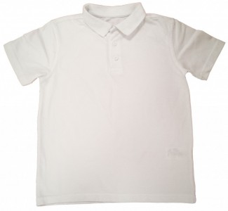 Bela kratka polo majica 7-8 L