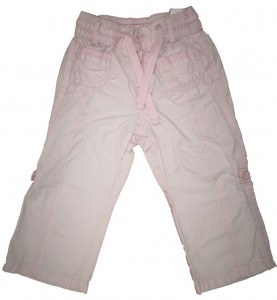 Roza lahke poletne hlače 12-18 M