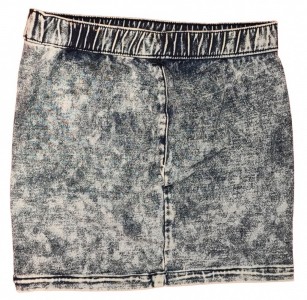 Jeans modro raztegljivo krilo elastični pas 10-11 L