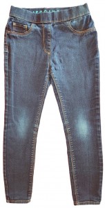 Modre dolge jeggins hlače 8-9 L