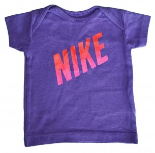 Vijolična kratka majica Nike 3-6 M