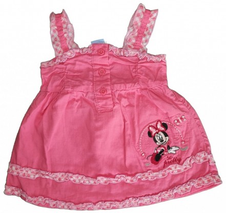 Roza kratka oblekica Minnie 0-1 M