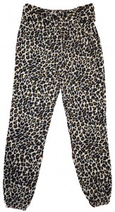 Lahke poletne hlače leopard 10-11 L