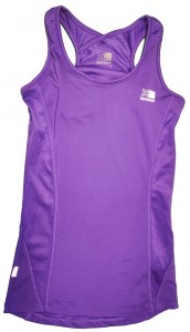 Vijolična športna majica brez rokavov S