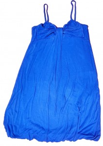 Modra poletna oblekica M/L