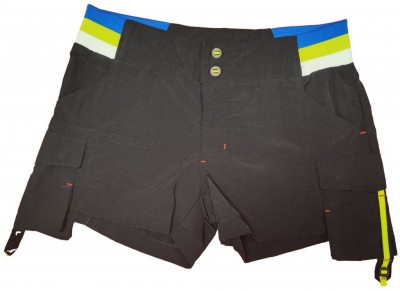 Črne športne hlače z elastičnim pasom M