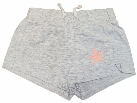 Sive kratke hlače zvezda 3-4 L
