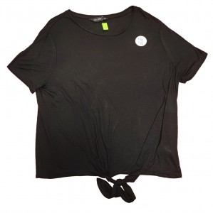 Črna kratka majica krajši model 3XL