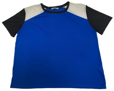 Modra kratka majica krajši model 3XL
