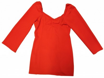 Oranžna oblekica/tunika dolg rokav M/L