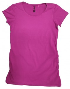 Roza nosečniška kratka majica L