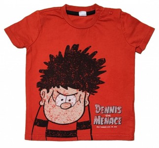 Rdeča kratka majica Dennis 12-18 M