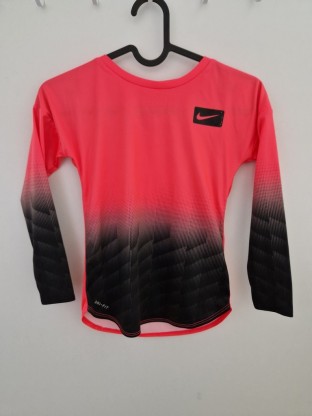 Roza športna dolga majica Nike 6-7 L