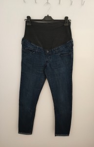Jeans nosečniške 7/8 hlače M/L