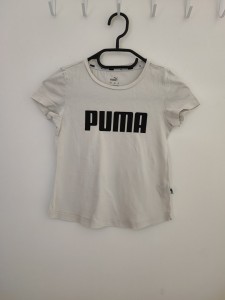 Bela športna kratka majica Puma 7-8 L