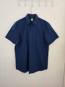 Modra kratka srajca M