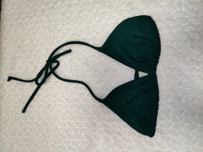 Zelen bikini zgornji del XS
