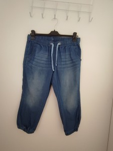 Modre jeans 3/4 hlače S
