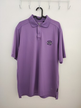 Vijolična športna kratka majica za golf M