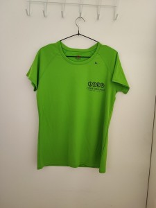 Zelena športna kratka majica M