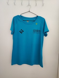 Modra športna kratka majica M