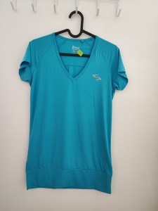 Modra športna kratka majica S
