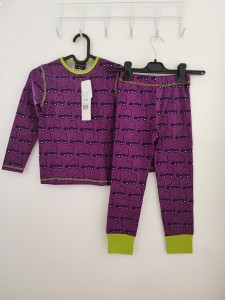 Vijolična dolga pižama kotalke 5-6 L