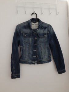 Jeans jakna z vezenino 11-12 L
