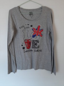 Siva majica London M/L