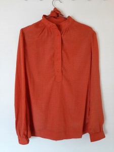 Oranžna srajca s kravato M/L
