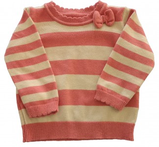 Črtast pleten pulover Mothercare 3-6 M