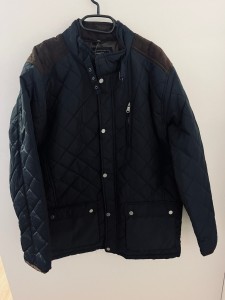 Moška modro rjava prehodna jakna XL