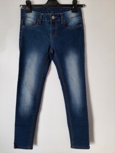Dekliške modre jeans hlače 10-11 L