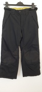 Črne otroške smučarske hlače 8-9 L