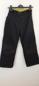 Črne otroške smučarske hlače 9-10 L