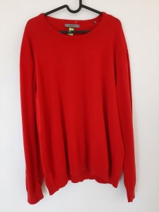 Rdeč pulover 3XL